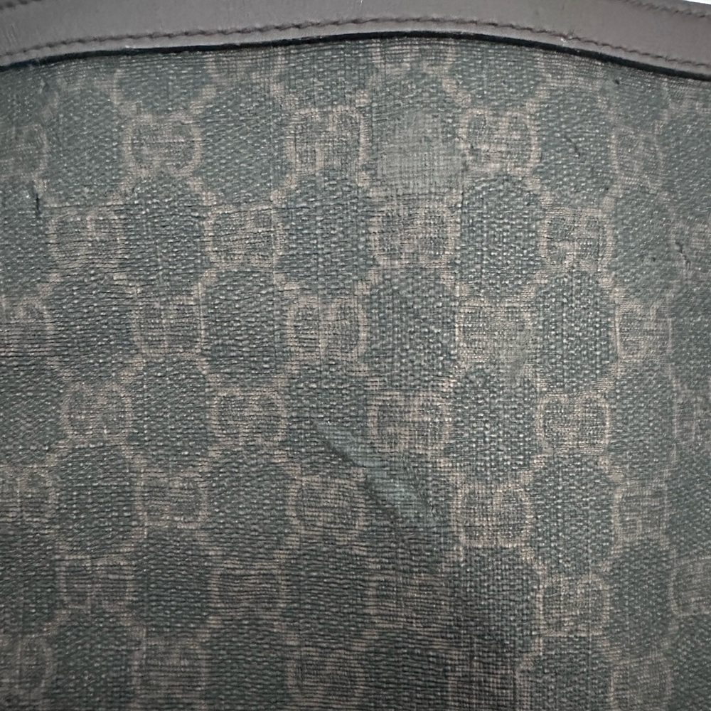 Gucci Dark Brown Monogram Tote - Picture 13 of 13